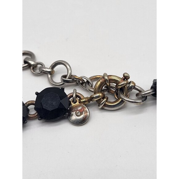 J.Crew Cab Fan Statement Necklace Black Whimsigoth Classic - Picture 4 of 7